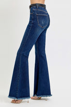 Load image into Gallery viewer, RISEN Tummy Control Frayed Hem Flare Jeans
