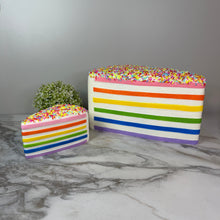 Load image into Gallery viewer, Squishy Toy - Rainbow Cake, Jumbo
