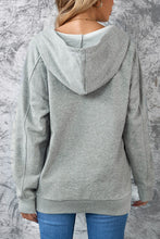 Load image into Gallery viewer, Lace Up Long Sleeve Hoodie
