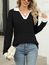 Load image into Gallery viewer, Johnny Collar Long Sleeve T-Shirt
