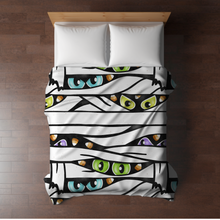 Load image into Gallery viewer, Blanket - Halloween - Mummy Spooky Eyes - PREORDER 7/29-8/1
