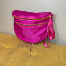 Load image into Gallery viewer, The Roni Nylon Crossbody - Solid Hot Pink
