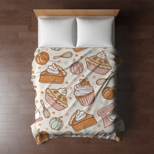 Load image into Gallery viewer, Blanket - Halloween - Fall Cake Pie Baking - PREORDER 7/29-8/1
