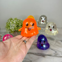 Load image into Gallery viewer, Squishy Toy - Halloween Glitter Ghost - PREORDER ends 7/12
