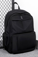 Load image into Gallery viewer, Multi-Pockets Solid Color Backpack Bag
