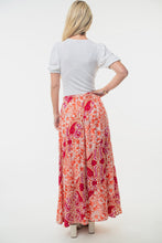 Load image into Gallery viewer, White Birch Full Size High Waisted Floral Woven Skirt
