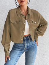 Load image into Gallery viewer, Honey Snap Down Long Sleeve Jacket

