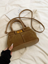 Load image into Gallery viewer, Suede Adjustable Strap Double-Use Handbag
