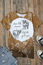 Load image into Gallery viewer, Graphic Round Neck Short Sleeve T-Shirt

