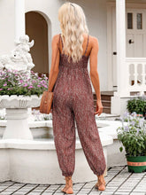 Load image into Gallery viewer, Printed Spaghetti Strap Jumpsuit
