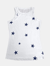 Load image into Gallery viewer, Full Size Star Round Neck Tank
