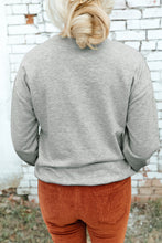 Load image into Gallery viewer, Round Neck Dropped Shoulder Sweatshirt
