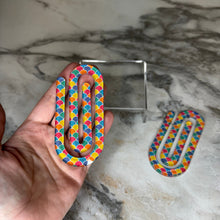Load image into Gallery viewer, Jumbo Paperclip - Mermaid Rainbow
