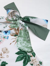 Load image into Gallery viewer, Tied Flower Printed Mock Neck Top
