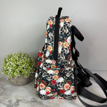 Load image into Gallery viewer, Mini Backpack - Halloween - Skull Roses - PREORDER
