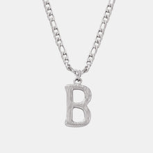 Load image into Gallery viewer, Titanium Steel Letter Pendant Necklace
