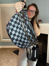 Load image into Gallery viewer, Roni - Nylon Crossbody - Black + Grey
