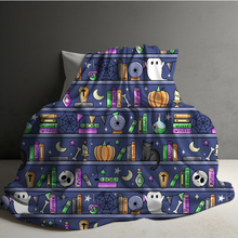 Load image into Gallery viewer, Blanket - Halloween - Bookshelf Book - PREORDER 7/29-8/1
