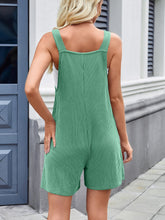 Load image into Gallery viewer, Lovelet Knotted Wide Strap Scoop Neck Overalls
