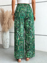 Load image into Gallery viewer, Printed Wide Leg Pants
