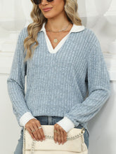 Load image into Gallery viewer, Johnny Collar Long Sleeve T-Shirt
