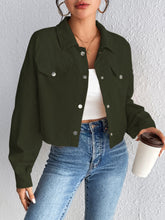 Load image into Gallery viewer, Honey Snap Down Long Sleeve Jacket
