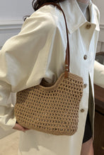 Load image into Gallery viewer, Openwork Woven Tote Bag
