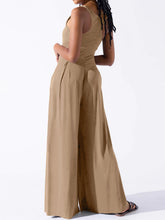Load image into Gallery viewer, Square Neck Wide Strap Jumpsuit
