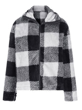 Load image into Gallery viewer, Full Size Plaid Zip Up Long Sleeve Jacket
