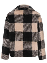 Load image into Gallery viewer, Full Size Plaid Zip Up Long Sleeve Jacket
