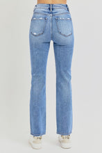 Load image into Gallery viewer, RISEN Full Size Distressed High-Rise Ankle Straight Jeans
