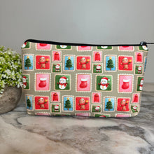 Load image into Gallery viewer, Pouch - Christmas Holiday Stamps
