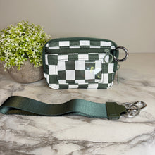 Load image into Gallery viewer, Rue - Nylon Wristlet Wallet - Olive Check
