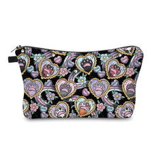 Load image into Gallery viewer, Pouch - Cat Paw Heart Meow Black
