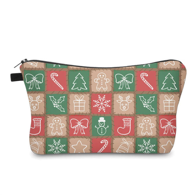 Pouch - Christmas Squares - PREORDER ENDS 10/20