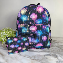 Load image into Gallery viewer, Mini Backpack, Pouch, &amp; Mini Pouch Bundled Set - Rainbow Dandelion
