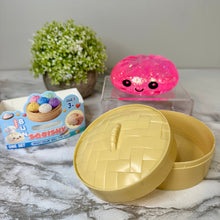 Load image into Gallery viewer, Squishy Toy - Viral Dumpling, Slow Rise Glitter - Pink
