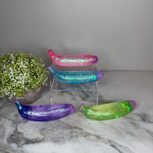 Load image into Gallery viewer, Squishy Toy - Glitter Banana - PREORDER
