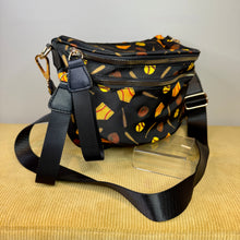 Load image into Gallery viewer, The Roni Nylon Crossbody - Softball on Black
