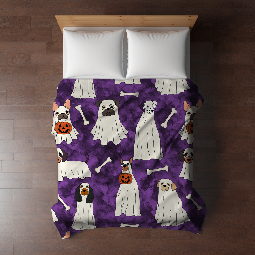 Blanket - Halloween - Ghost Dogs - PREORDER 7/29-8/1