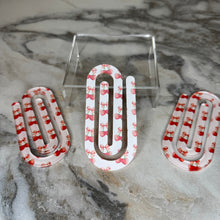Load image into Gallery viewer, Jumbo Paperclip - Bow + Cherry
