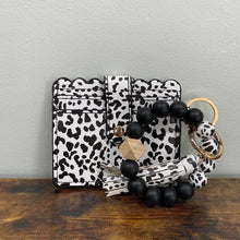 Load image into Gallery viewer, Card Holder with Bracelet Keychain - PREORDER 7/21-7/23
