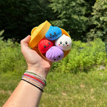 Load image into Gallery viewer, Squishy Toy - Mini Dumpling, Solids - 4 PACK!
