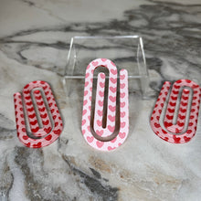Load image into Gallery viewer, Jumbo Paperclip - Doodle Hearts
