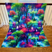 Load image into Gallery viewer, Blanket Halloween #13 - Galaxy Graveyard - PREORDER ends 7/25
