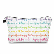 Load image into Gallery viewer, Pouch - Happy Birthday Rainbow
