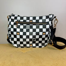 Load image into Gallery viewer, The Roni Nylon Crossbody - Halloween Fall Plaid Trick or Treat
