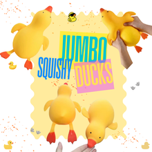 Load image into Gallery viewer, Squishy Toy - Laying Down Duck, Jumbo
