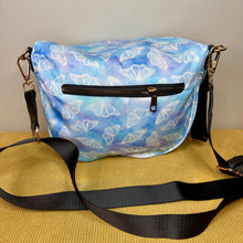 Load image into Gallery viewer, The Roni Nylon Crossbody - Butterfly Blue Purple

