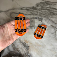 Load image into Gallery viewer, Jumbo Paperclip - Orange Crayon
